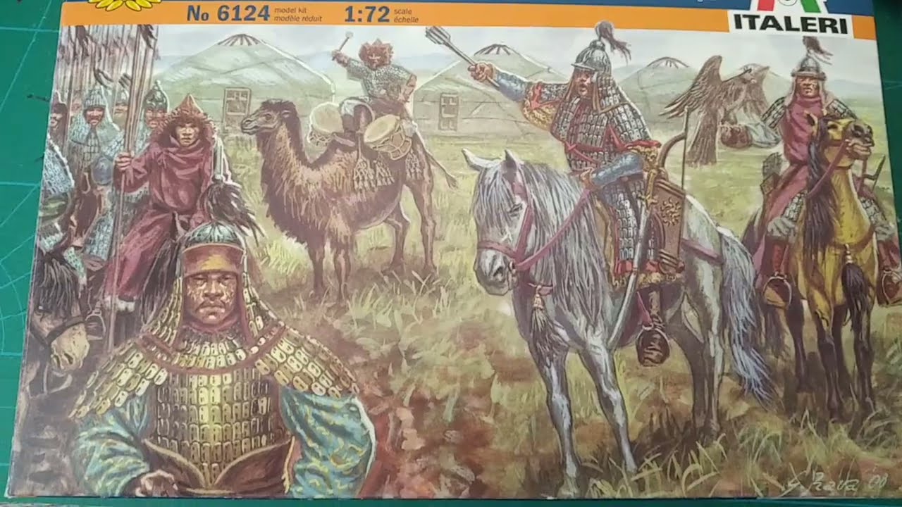 1:72 Mongol Cavalry Italeri - review and unboxing.