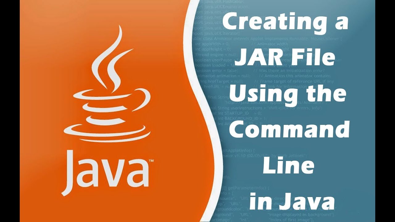 Creating a JAR File Using the Command Line in Java