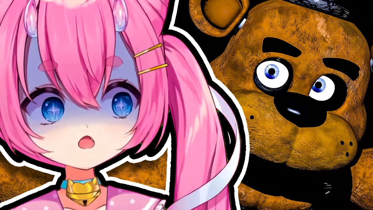 Vtuber впервые играет в Five Nights At Freddy's!
