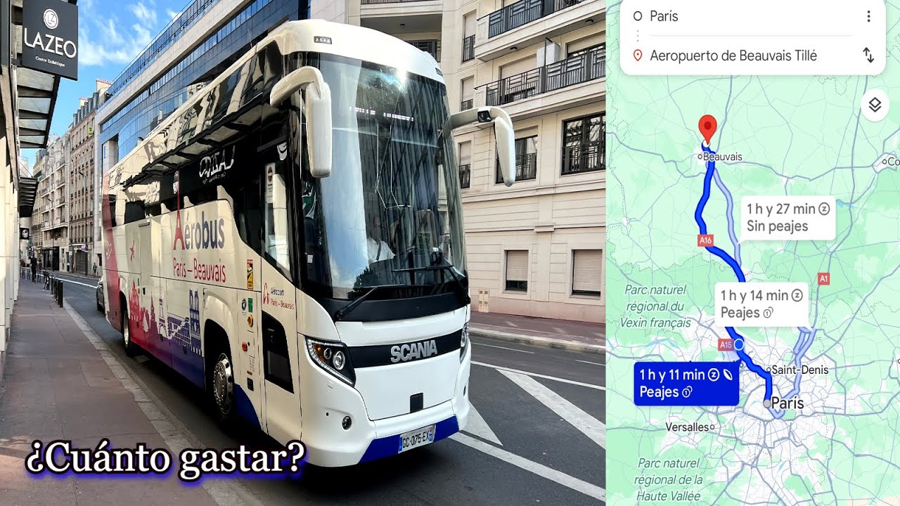 La forma más barata para ir de París a Beauvais (aeropuerto low-cost)