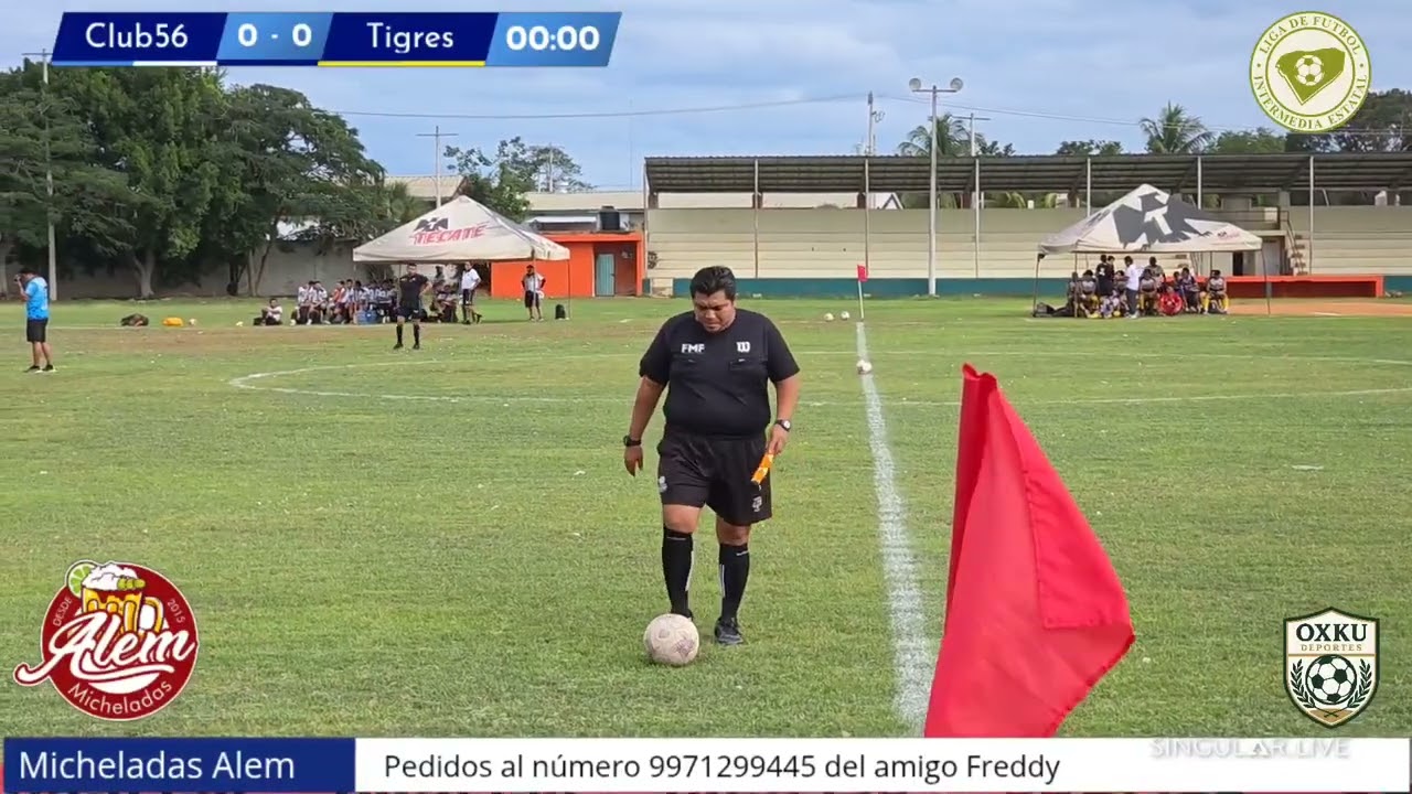 Jornada #15 - Liga Intermedia Yucatán 2025-2026 - Club56 vs Tigres de Akil