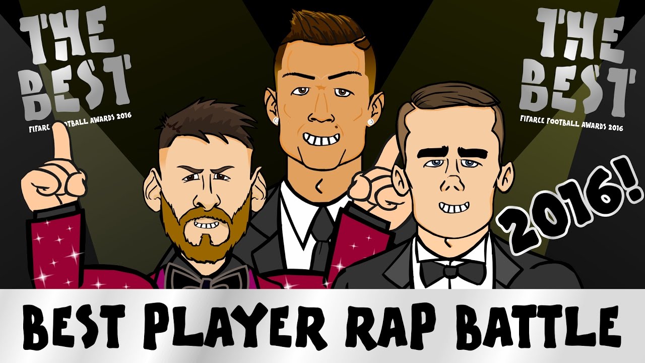 FIFA BEST PLAYER RAP BATTLE 2016! Messi vs Ronaldo vs Griezmann! (PARODY Ballon d'Or Rap)