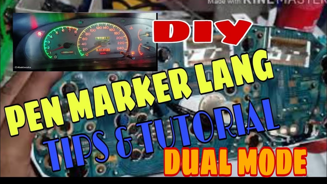 LANCER ITLOG INSTRUMENT CLUSTER GUAGE ADVANCED LED MODIFICATION | DUAL MODE | BEKIWORKX
