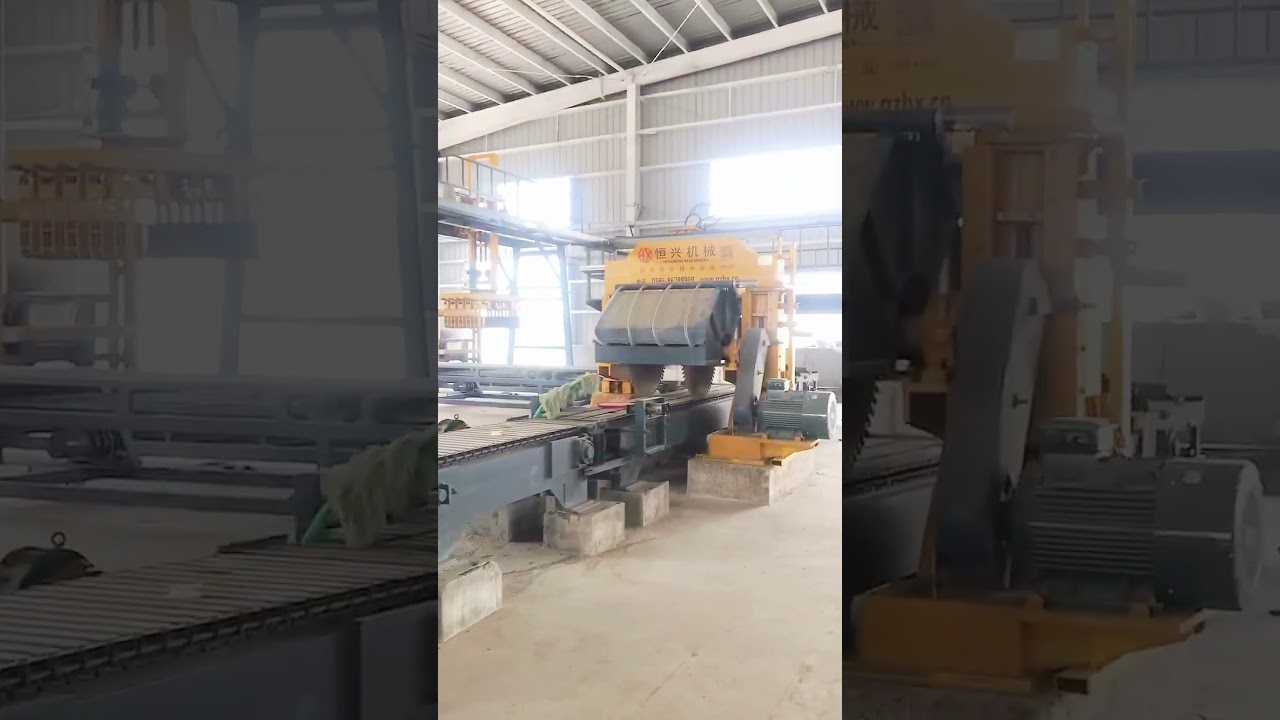 Polystyrene particle concrete block machine
