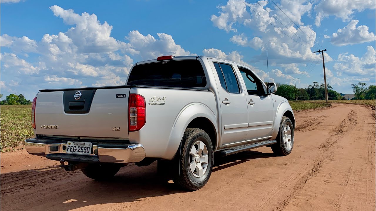COLOQUEI A FRONTIER NA TERRA! É BOA? Nissan mais nova do BRASIL!