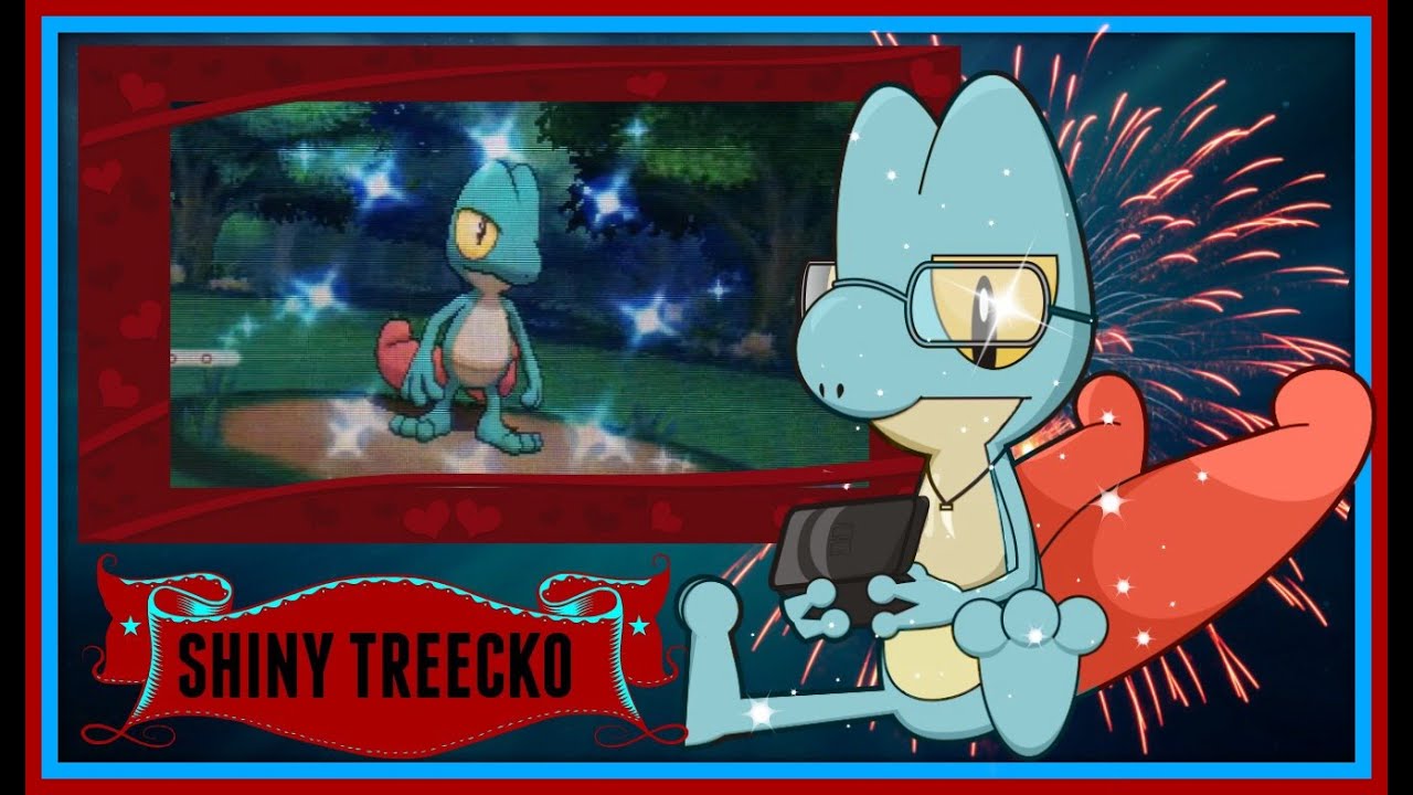 Live Shiny Treecko, Omega Ruby BQ#1, 2575 SR's [WSHC]