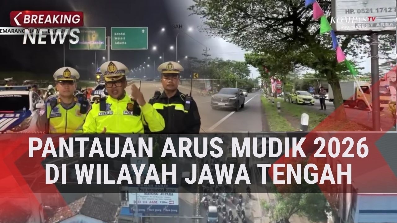 Pantauan Arus Mudik 2026 di Wilayah Jawa Tengah I Rabu 18 Maret 2026