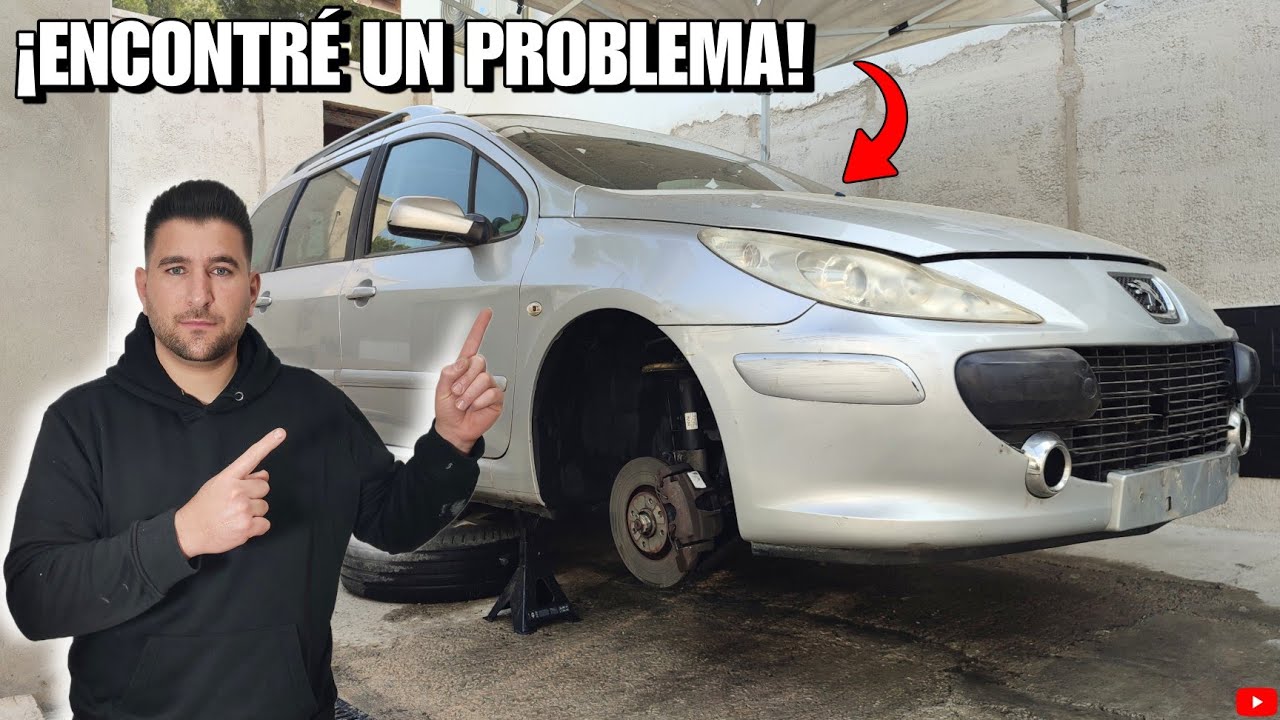 ✅ PEUGEOT 307 HDI 136cv | #2 mecánica | EJE delantero terminado ⚙️