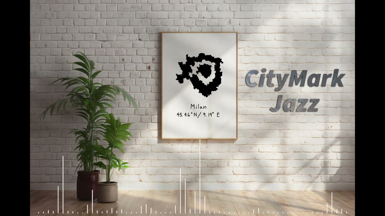 Milan CityMark Jazz | Calm Jazz for Studying, Working & Deep Focus | 1 Hour