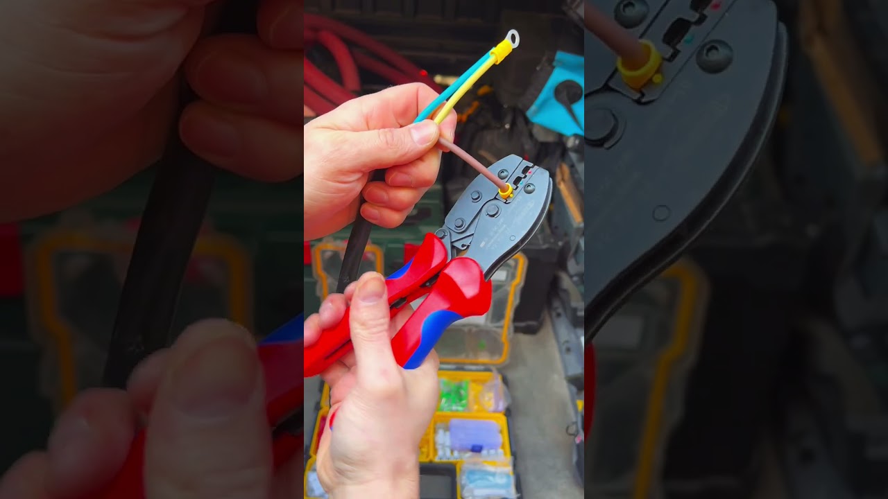 Effortless Crimping with KNIPEX PreciForce&reg; #ElectriciansTools