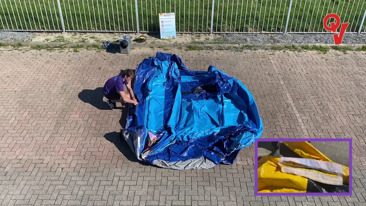 Opbouwen Springkussen Onderwaterwereld - Qui Vive