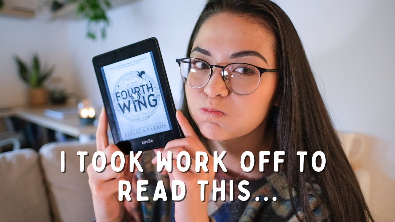 Fourth Wing book review & reading vlog
