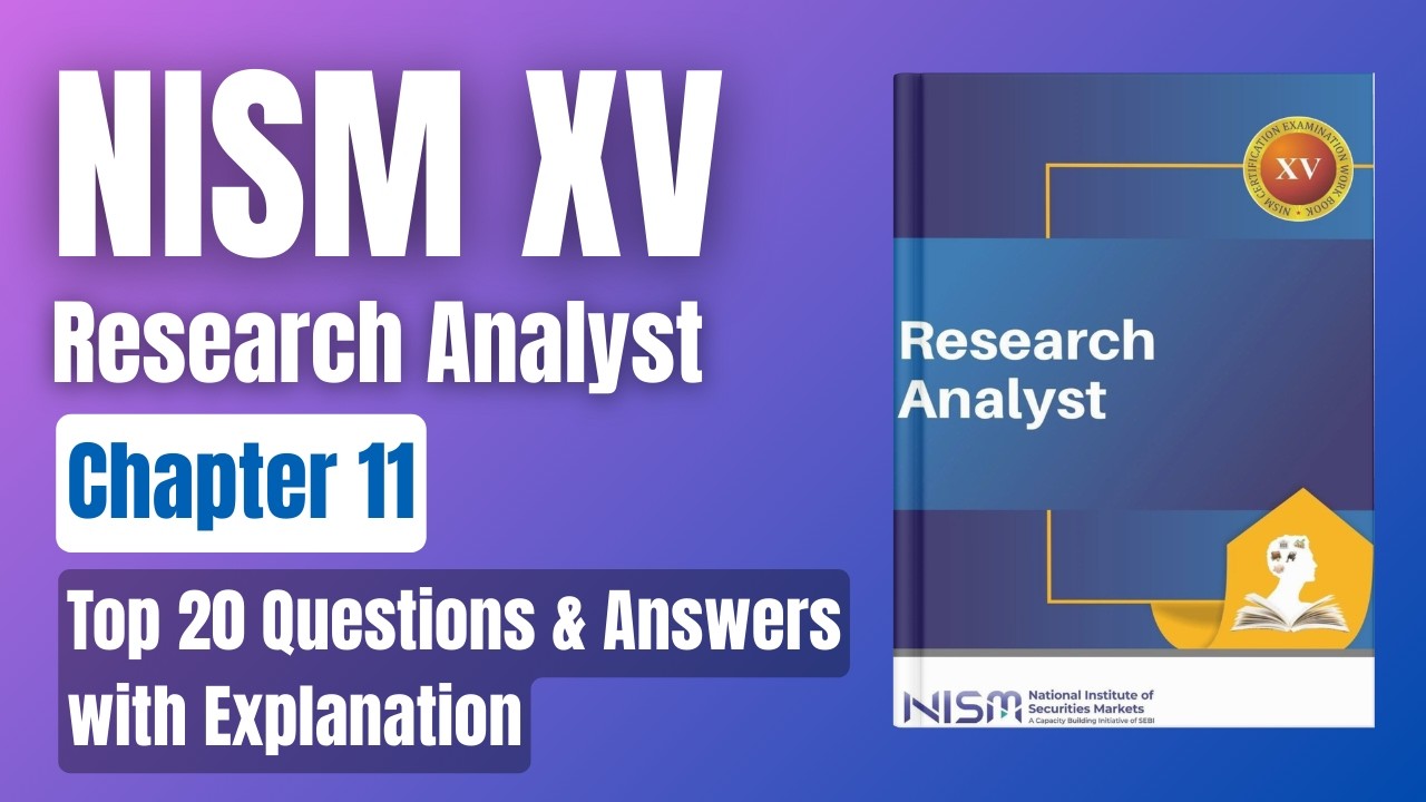 NISM Series XV Chapter 11: Fundamentals of Risk and Return 📚 Top 20 MCQs💯 Research Analyst