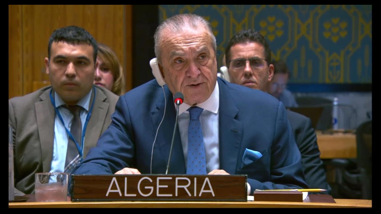 Déclaration de l'Ambassadeur Amar Bendjama au CSNU sur la situation au Moyen-Orient