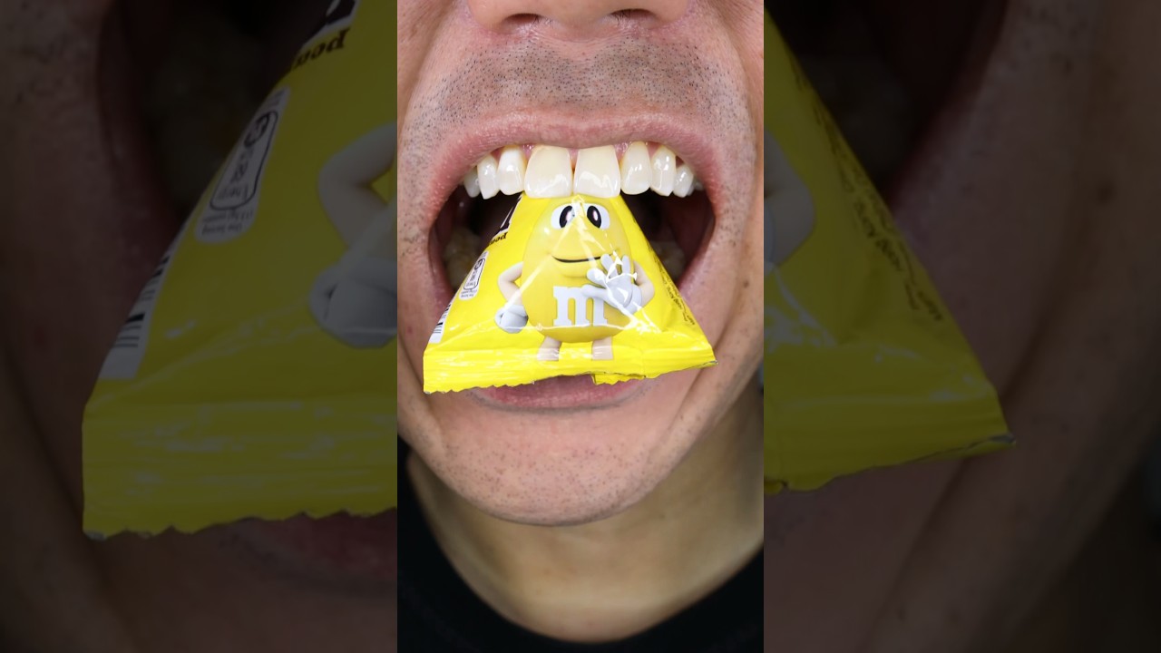 ASMR | Peanut M&M's, with a peanut, milk chocolate, and candy shell, were the first variation.
