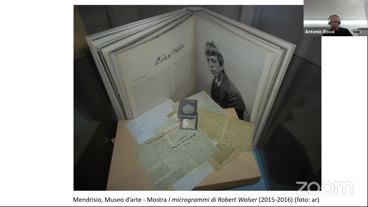 I microgrammi di Robert Walser, dialogo con Antonio Rossi