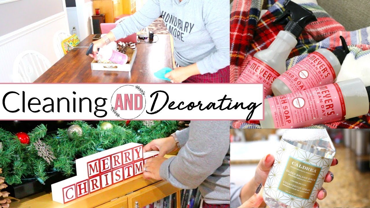 DECORATE WITH ME FOR CHRISTMAS 2017 | CLEANING & DECORATING FOR CHRISTMAS!!! | Page Danielle