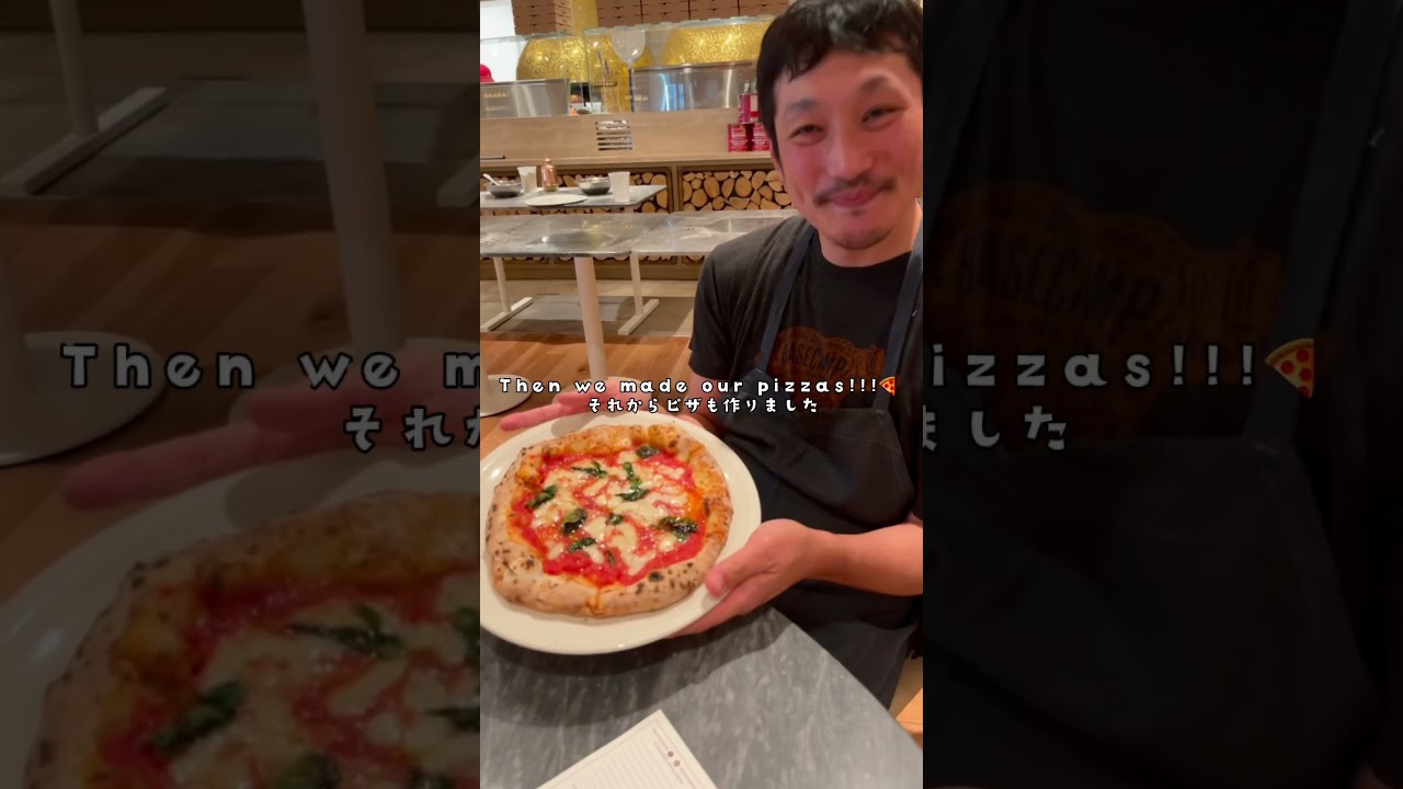 I took a Pizza class at EATALY at Valley Fair Mall in Silicon Valley #pizzarecipe #baking #ピザレシピ