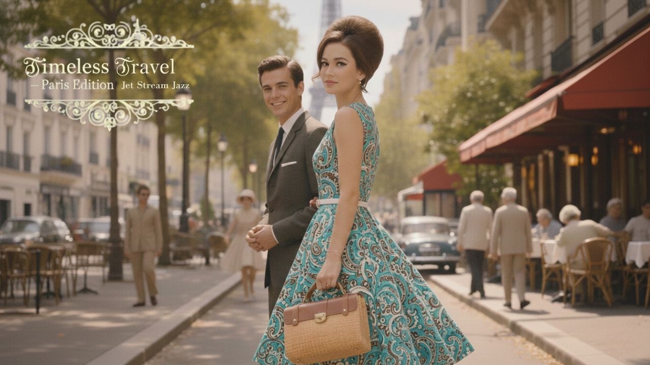 Timeless Journey Paris Edition Jet Stream Jazz Romantic Stroll and Golden Eiffel Glow