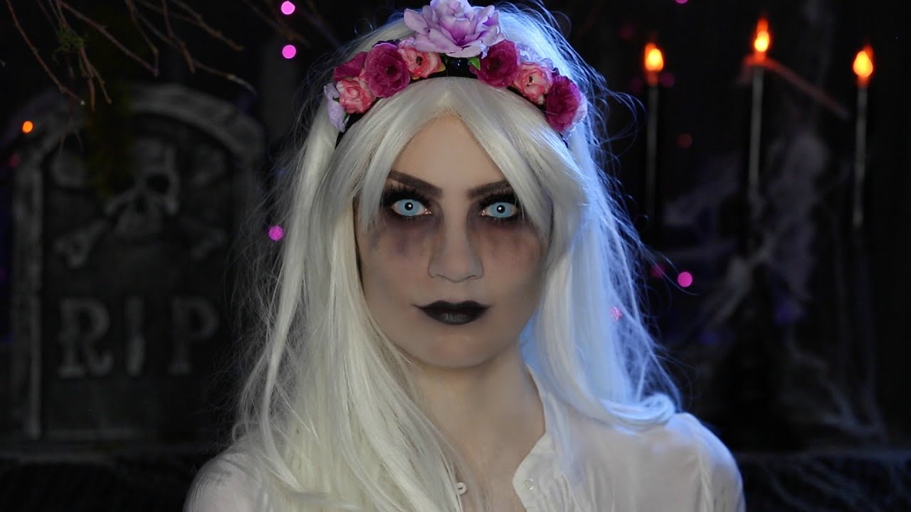 Урок макияжа на Хэллоуин Glam Ghost | Анжела Лантер