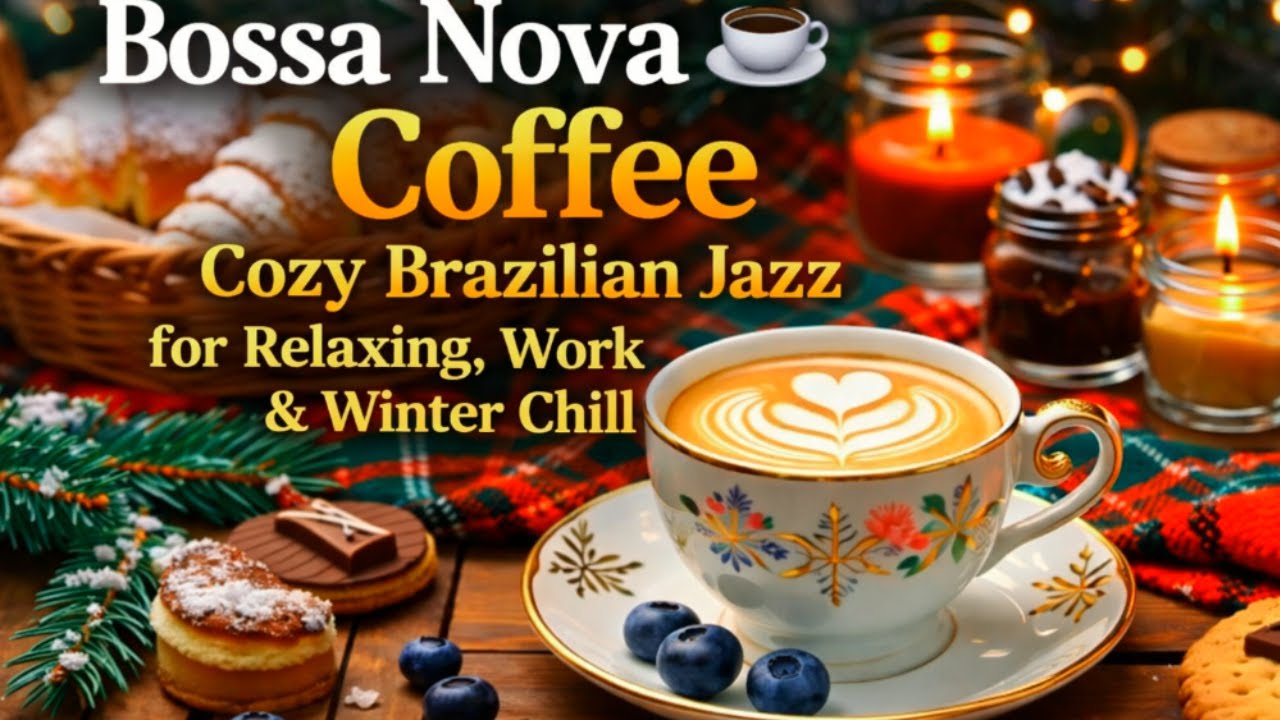 Bossa Nova Coffee ☕ Cozy Brazilian Jazz for Relaxing, Work, Study & Winter Chill