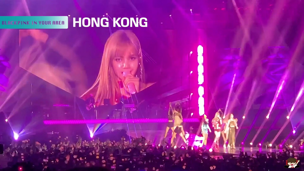 山頂位睇Blackpink in your area 2019 HONG KONG