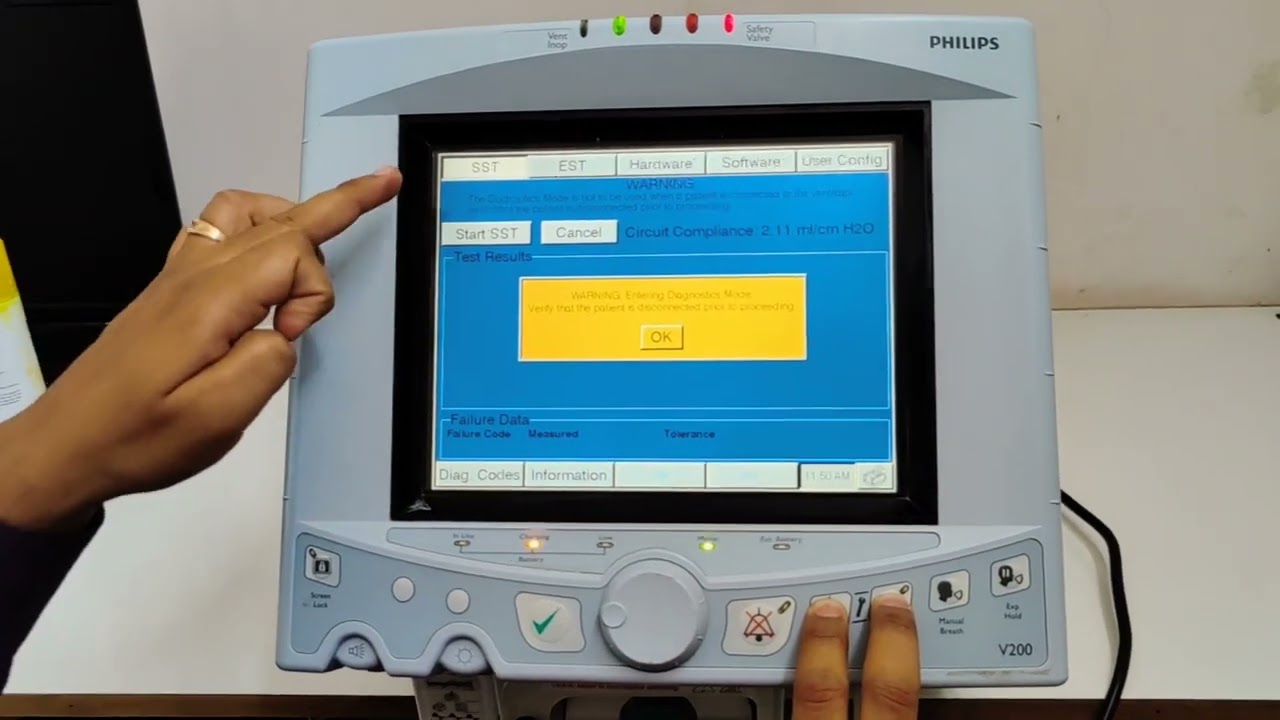 Philips Esprit V200 ventilator