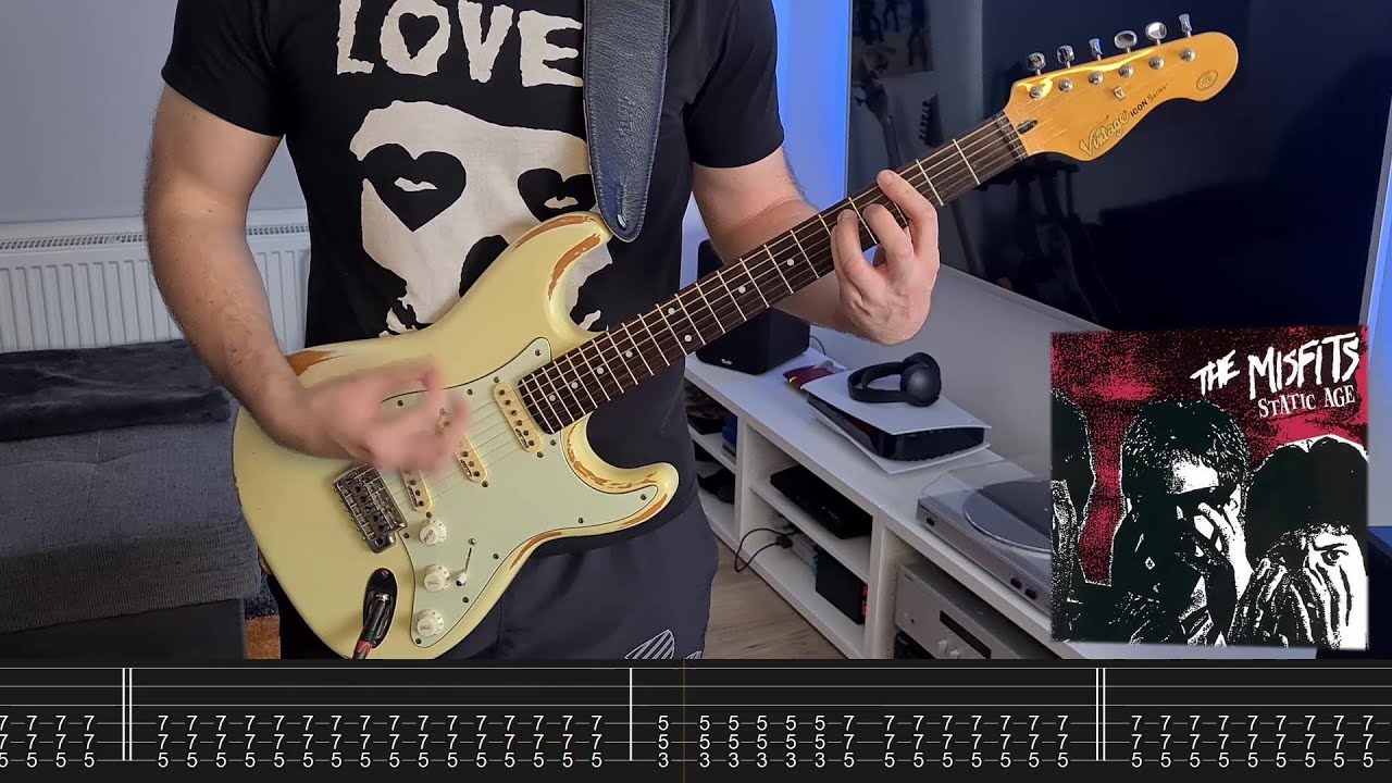 The Misfits - She (Guitar Cover + Screentabs)