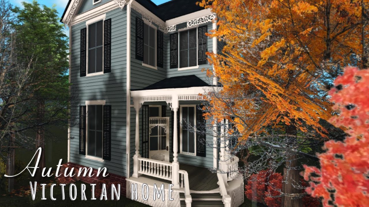 Bloxburg | ⊹₊ ⋆ ☕🍂 Autumn Victorian House🧺🧸⊹₊ ⋆