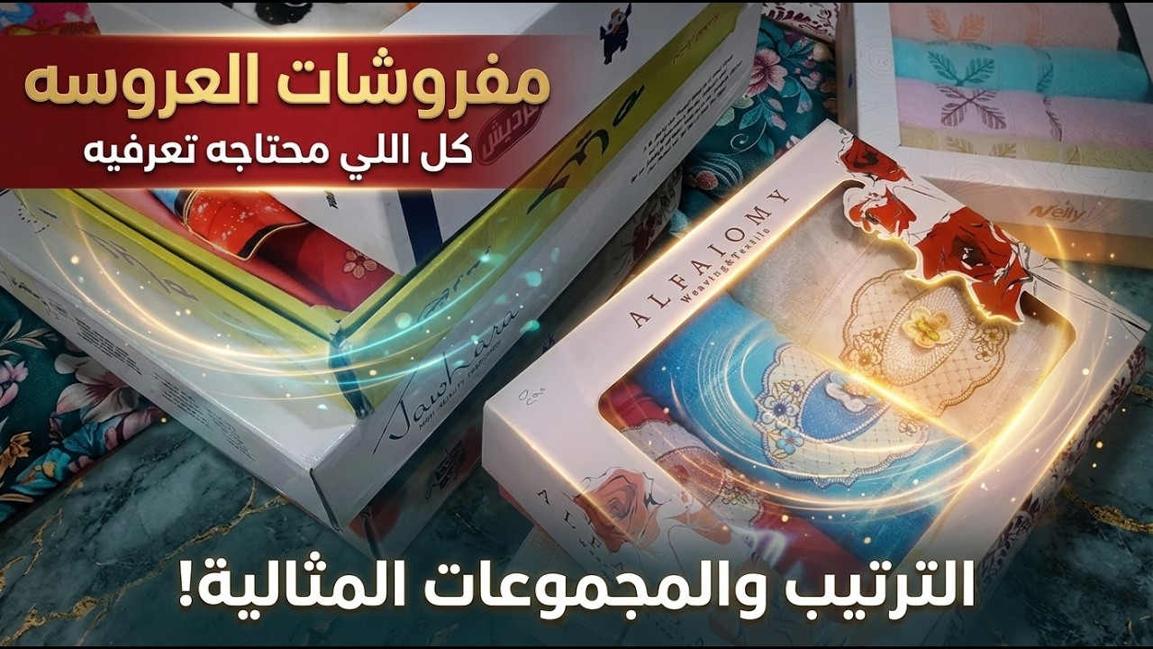 ريفيو كامل عن كل مشتريات مفروشات 👰 العروسه بالاعداد والانواع واسعارهم كل شئ بتحتاجه العروسه