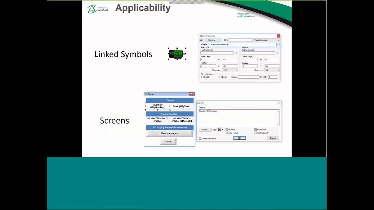 Custom Properties in InduSoft Web Studio