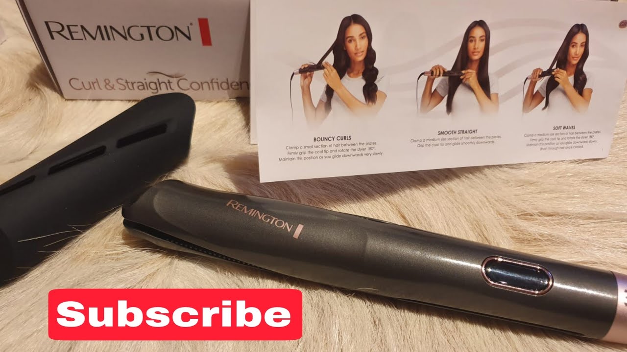 Remington Curl & Straight Confidence 2 in 1  #Unbox