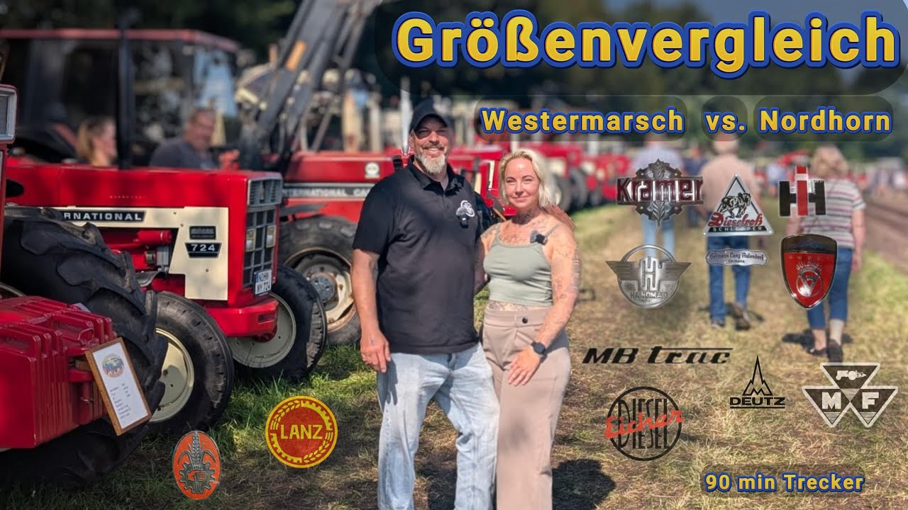 Größenvergleich | Westermarsch vs. Nordhorn 2025 | 90min Trecker mit Schwiddaz und Frau Insa