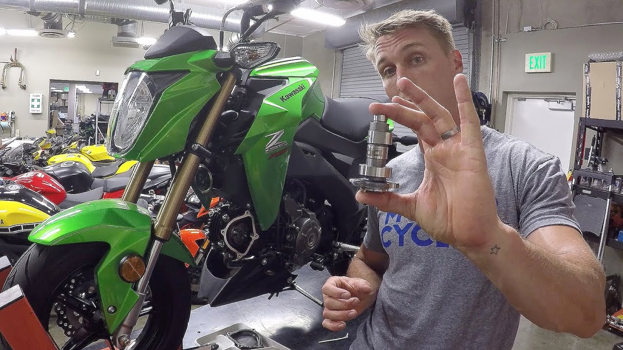 2017 Kawasaki Z125 Pro DCR Cam Install and Dyno Test Video