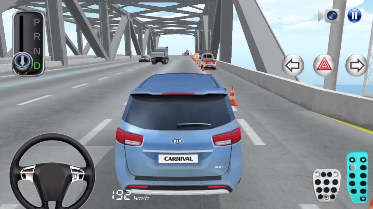 new kia Karnival For parking || 3D driving class Android gameplay || #car game #cargame 