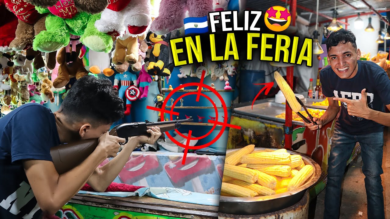 Así es LA FERIA en EL SALVADOR🇸🇻