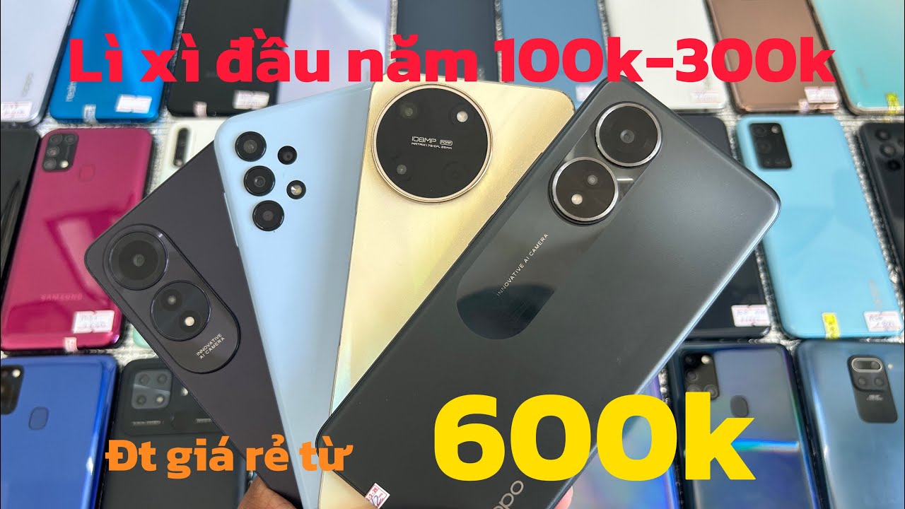 Ship không cọc | Đt giá rẻ từ 600k oppo a60 , a58 , a56 samsung m31 , m21 , a13  realme 11 giá rẻ 