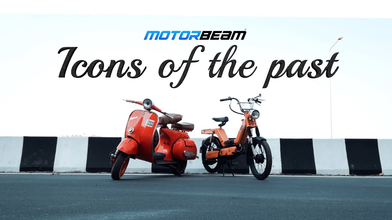 Piaggio Vespa 1968 года и Kinetic Luna TFR 1983 года — иконы прошлого | MotorBeam #Special