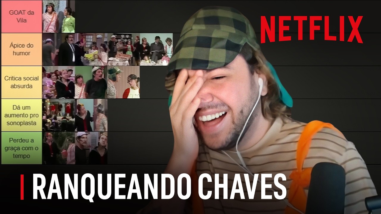 Tier List da Vila: @BruninZor ranqueando as melhores cenas de Chaves | React | Netflix Brasil