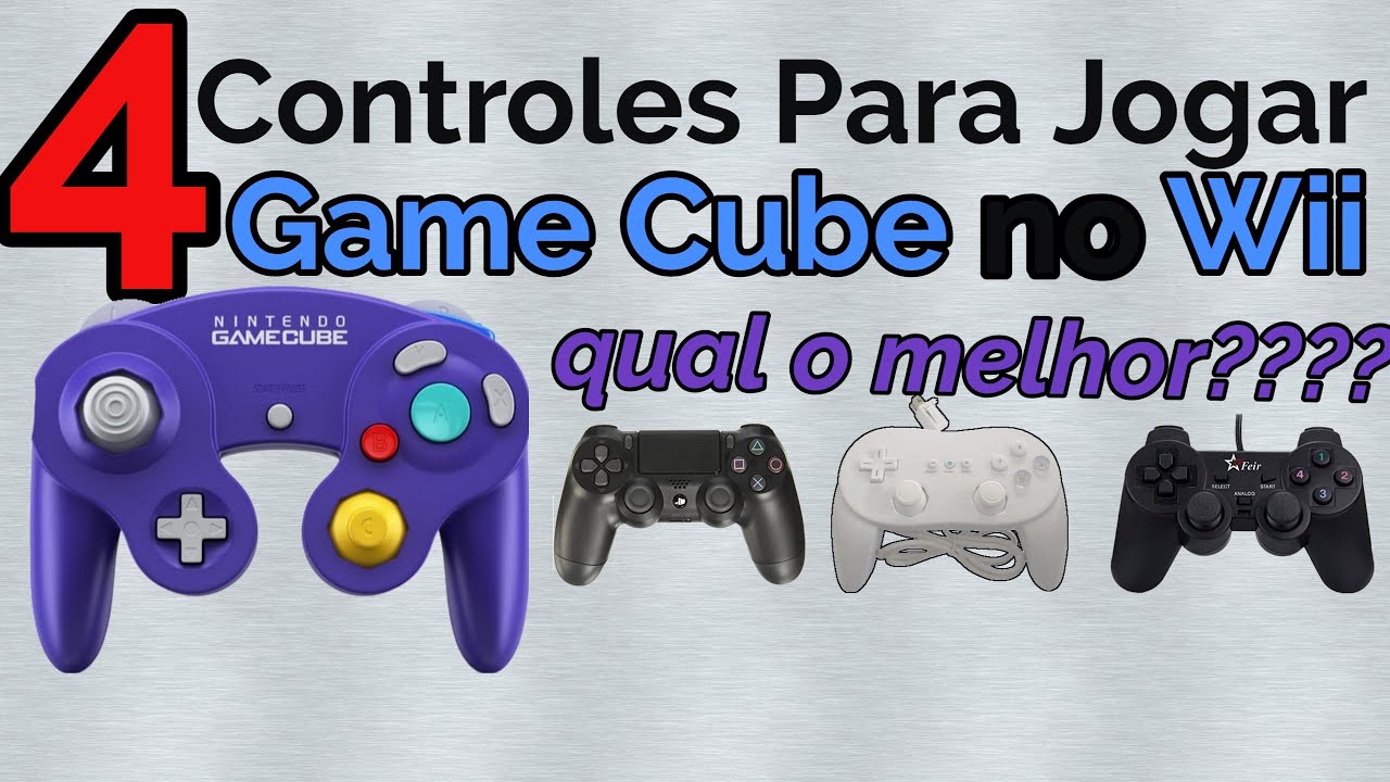4 Controles Para Jogar Game Cube no Wii - Qual o Melhor?