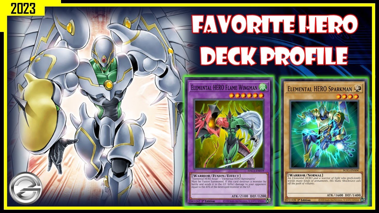 Yugioh Duel Links | Elemental Hero Deck 2023 - With Favorite Hero Skill Yugioh Gx | 遊戯王デュエルリンクス