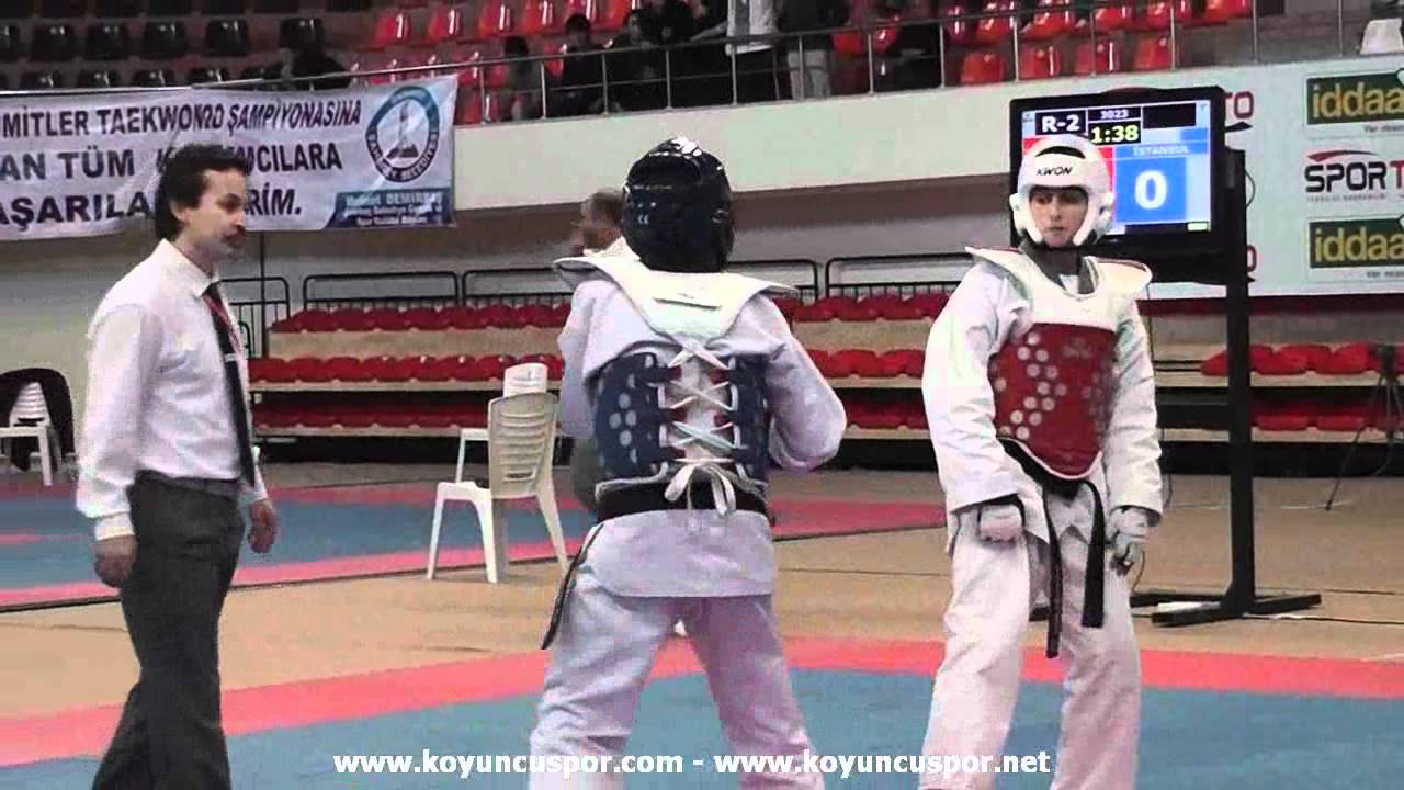 49kg Damla Sezgin - Şafak Noyan (2011 &Uuml;mitler T&uuml;rkiye Taekwondo Şampiyonası)