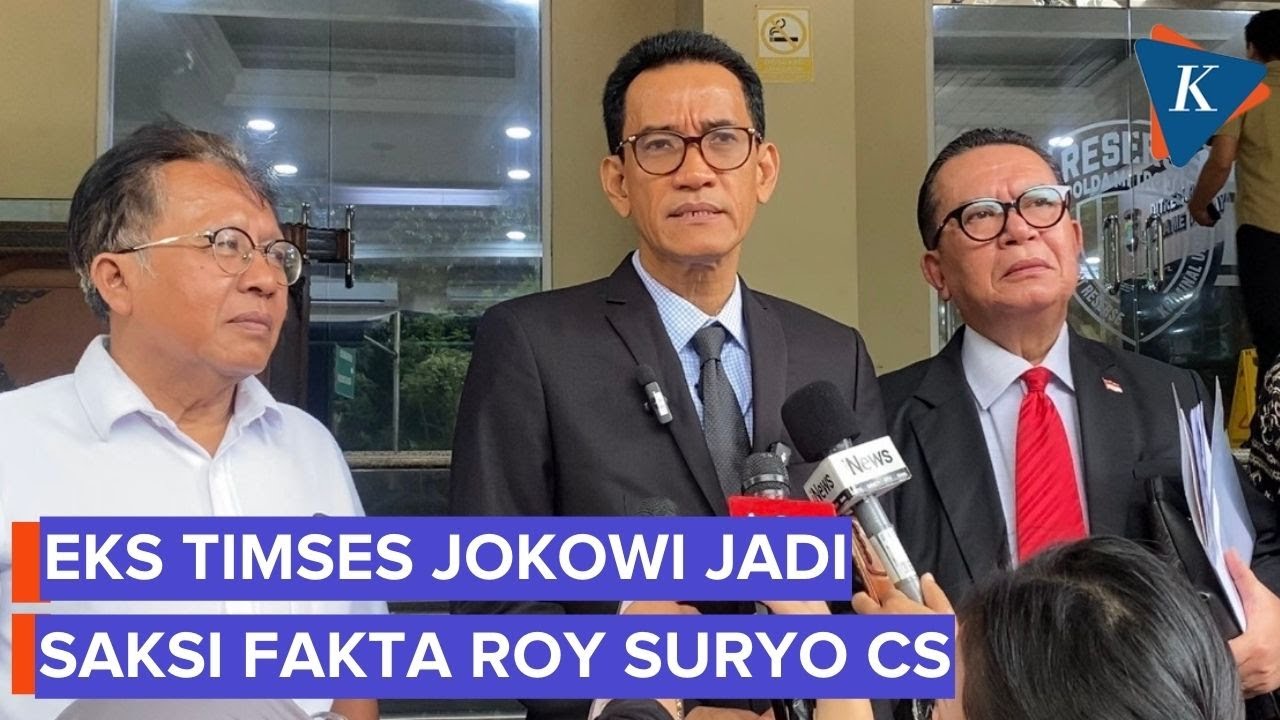 Eks Timses Jokowi Jadi Saksi Roy Suryo Cs soal Ijazah Jokowi
