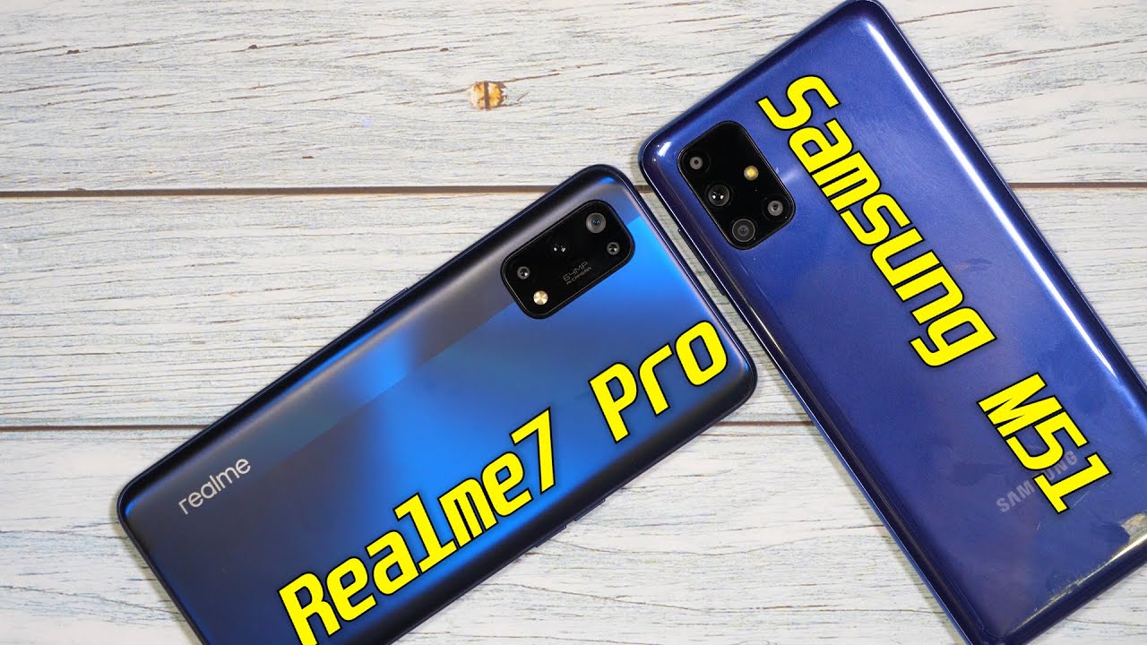 Samsung Galaxy M51 vs Realme 7 Pro FULL Comparison | Camera Test | Speed Test | Pros & Cons [Hindi]