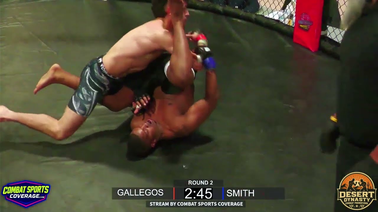 Angel Gallegos insane submission victory at Desert Dynasty Combat Promotions