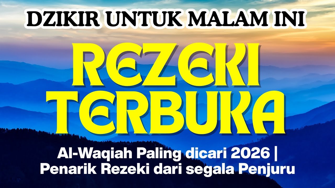 Segala Urusan UANG akan dipermudah, Rezeki Terbuka |  DZIKIR PENARIK REZEKI DARI SEGALA PENJURU
