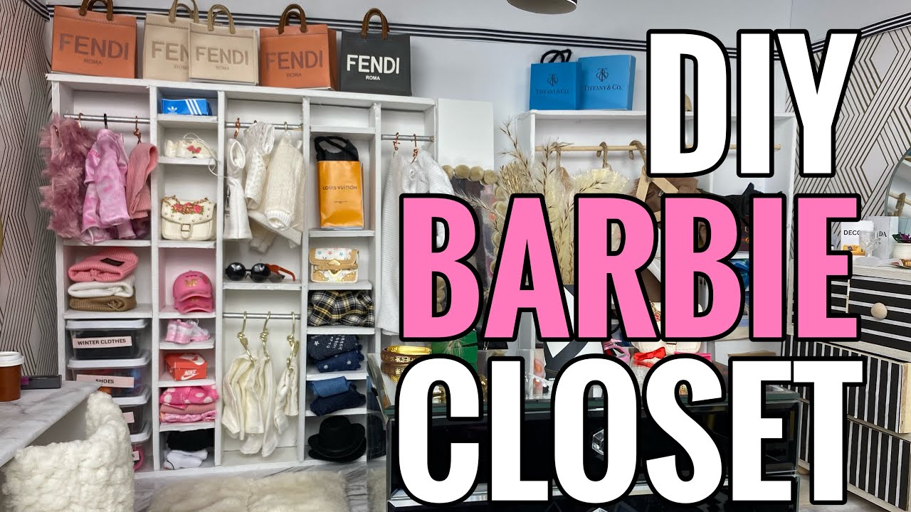 DIY Barbie Closet 🛍️