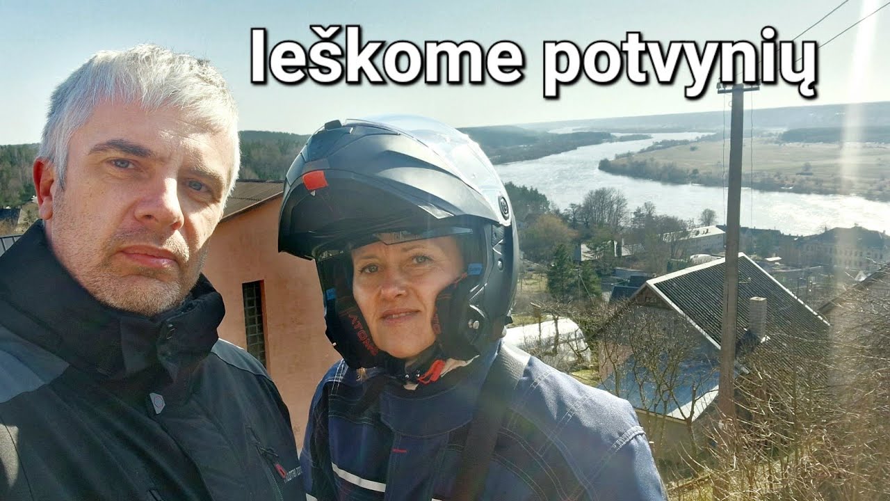 Link Vilkijos kartu su potvyniais. Kelionės motoroleriu (2026-03-15)