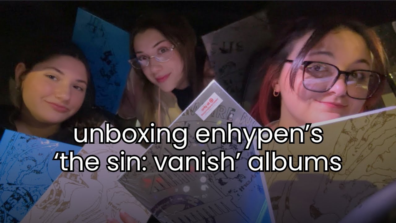 Распаковка альбомов Enhypen «The Sin: Vanish».