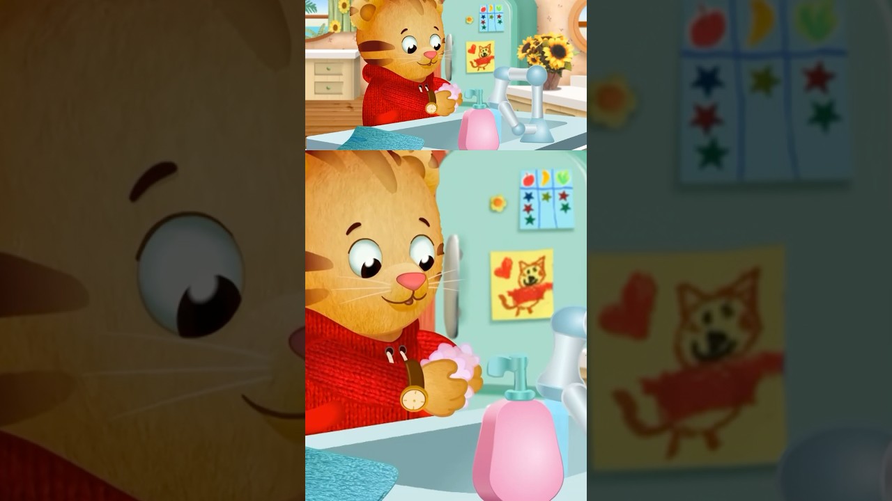 Daniel washes his hands 🫧 | Daniel Tiger